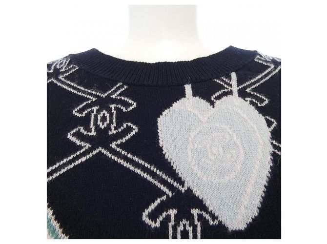 Timeless Chanel P72298K10398 Punto de cachemira Negro - vista 6