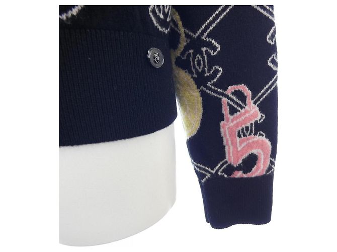 Timeless Chanel P72298K10398 Punto de cachemira Negro - vista 7