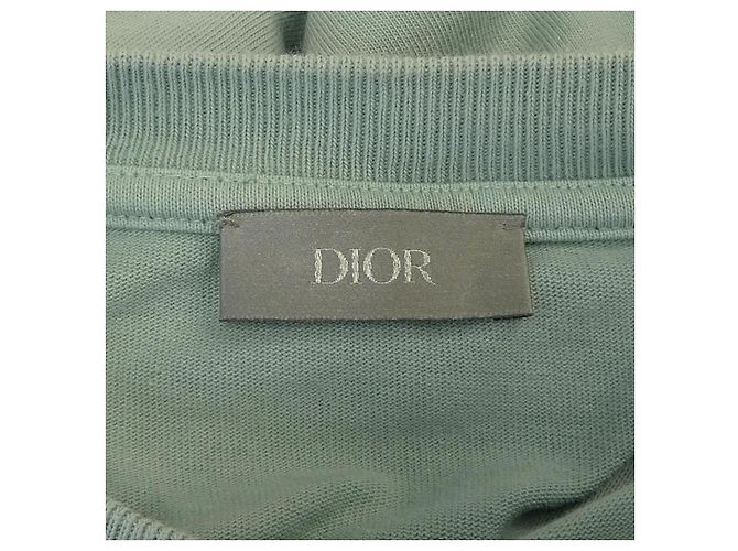Camiseta de algodão Dior Verde - vista 4