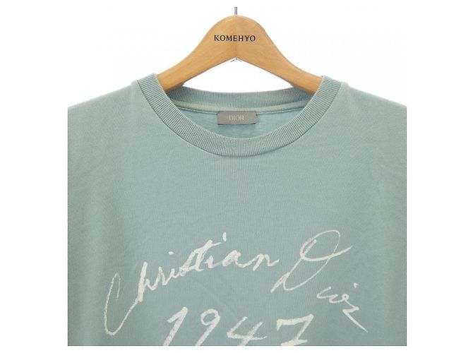 Camiseta de algodão Dior Verde - vista 5
