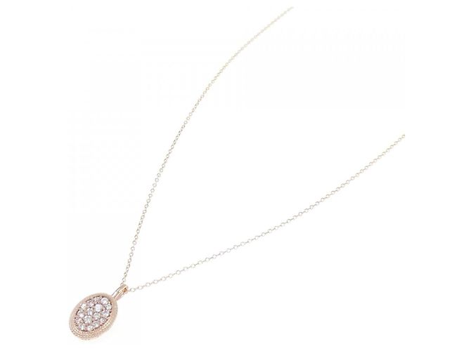 Autre Marque Collana in oro rosa K14 e zircone cubico - vista 2