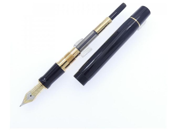 Autre Marque Parker Duofold Classic Centennial Au750 Füllfederhalter Schwarz - Ansicht 5