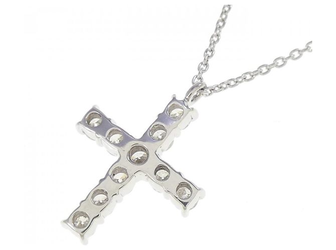Autre Marque Collana Vendome in platino e diamanti Argento - vista 4