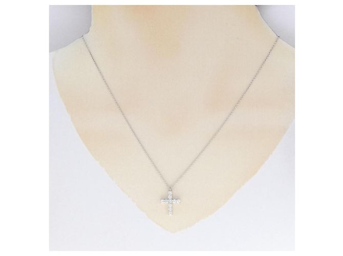 Autre Marque Collana Vendome in platino e diamanti Argento - vista 6