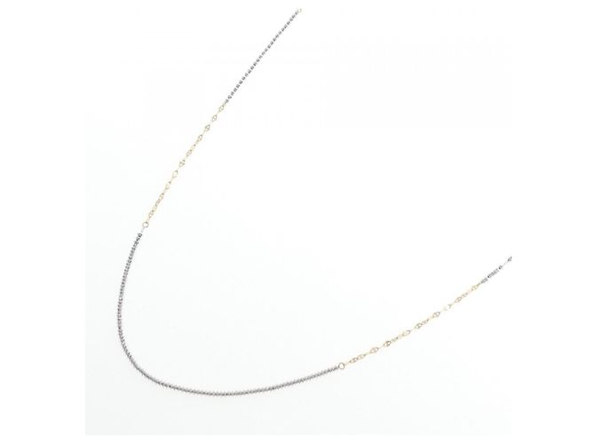 Autre Marque Collana in oro bianco Au750 e oro giallo Au750 D'oro - vista 2