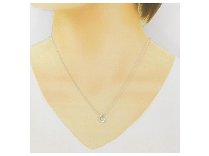Autre Marque Collana con diamanti Au750 Argento - vista 6
