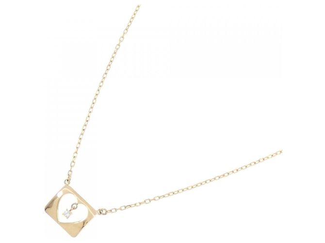 Autre Marque Collana Cuore di Diamante Au750 D'oro - vista 2