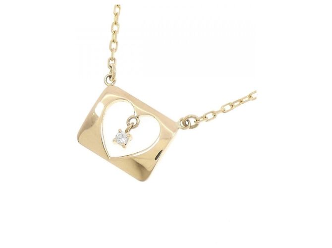 Autre Marque Collana Cuore di Diamante Au750 D'oro - vista 3