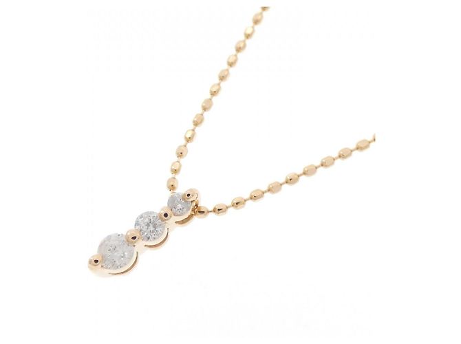 Autre Marque Collana in oro Au750 e diamanti Rosa - vista 3