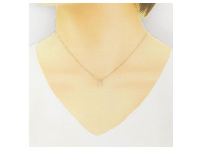 Autre Marque Collana in oro Au750 e diamanti Rosa - vista 6