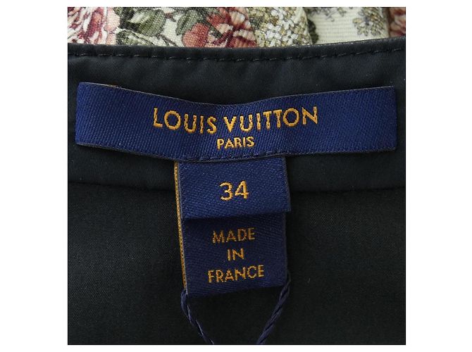 Falda Louis Vuitton Roja Beige - vista 4