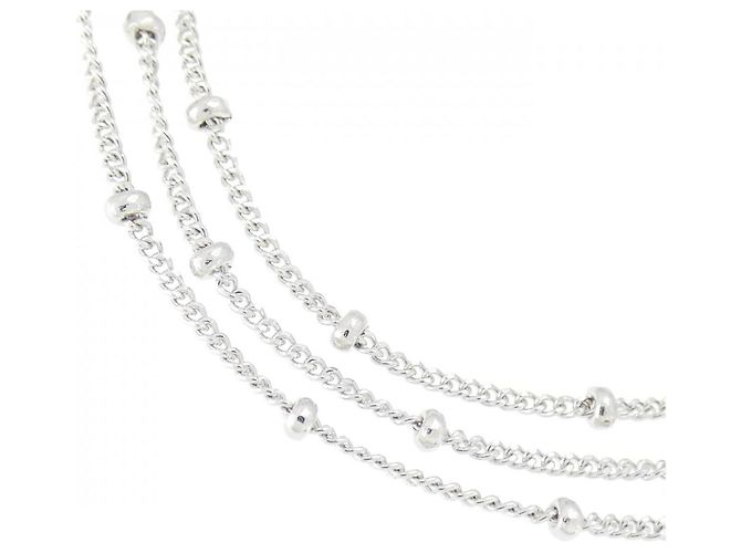 Autre Marque Collana in oro bianco Au750 Argento - vista 3