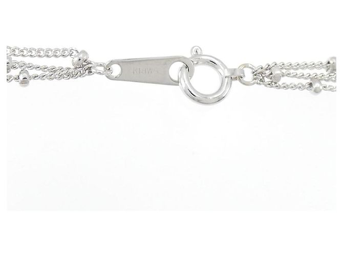 Autre Marque Collana in oro bianco Au750 Argento - vista 4