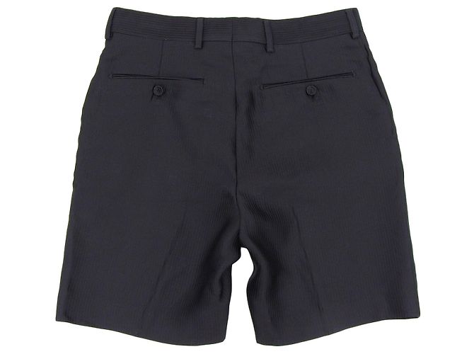 Pantaloncini con strisce sfumate e ricamo logo Fendi FF Nero - vista 2