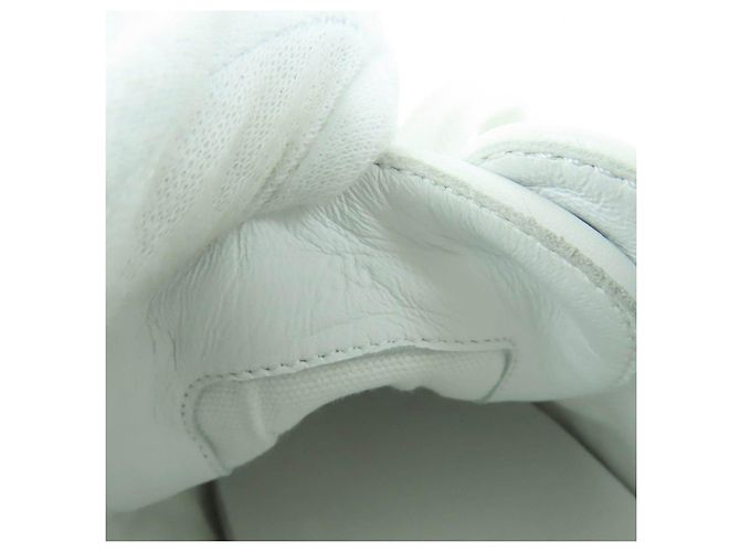 Hermès Sneakers in pelle Hermes Marrone Bianco - vista 11