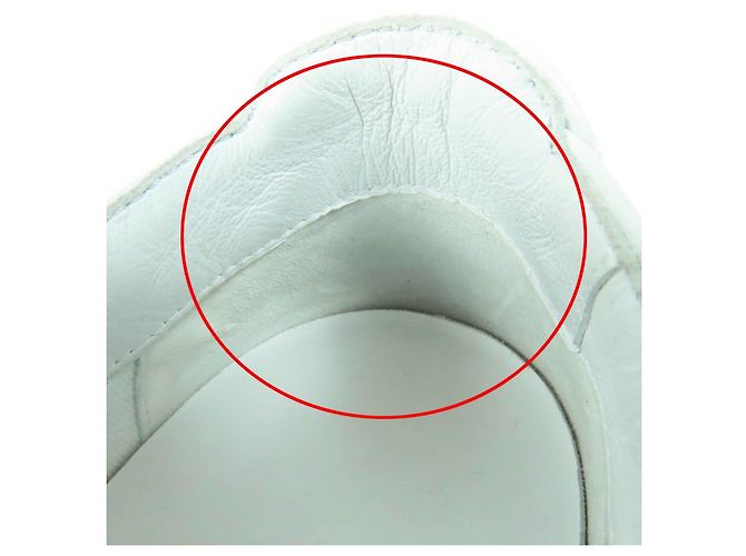 Hermès Sneakers in pelle Hermes Marrone Bianco - vista 12