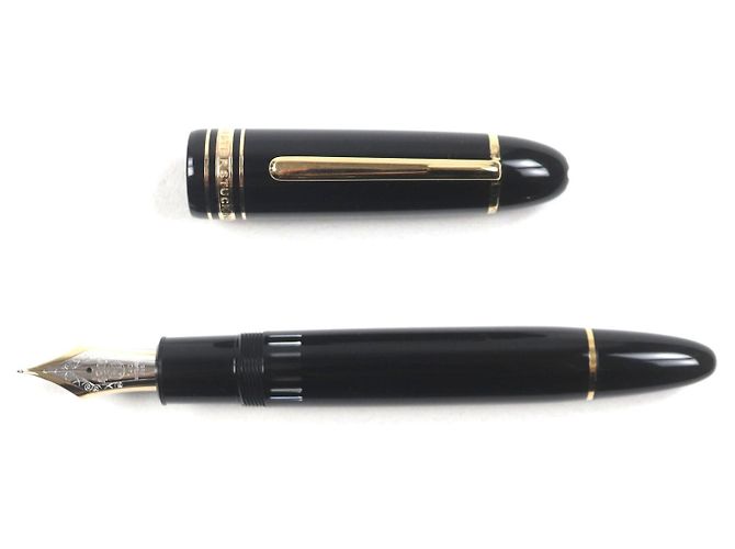 Montblanc Meisterstück 149 14K Füllfederhalter Schwarz - Ansicht 4