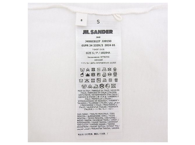 Camiseta de algodón Jil Sander+ Blanco - vista 7
