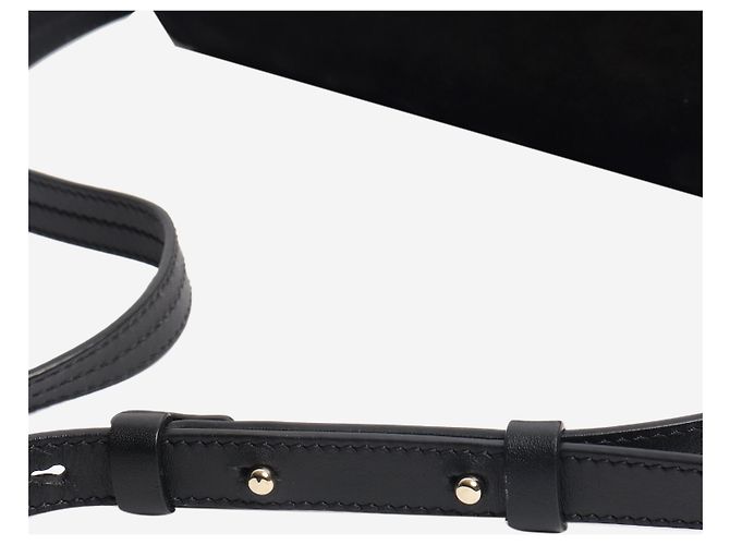 Chloé Borsa in pelle scamosciata nera Faye Nero - vista 5
