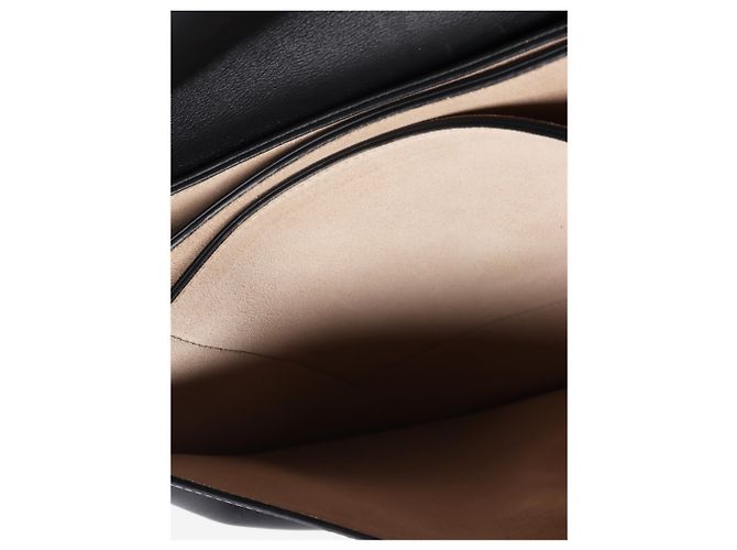 Chloé Borsa in pelle scamosciata nera Faye Nero - vista 6
