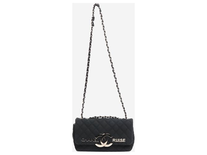 Chanel Borsa con patta Black 2008 cruise line Nero - vista 2