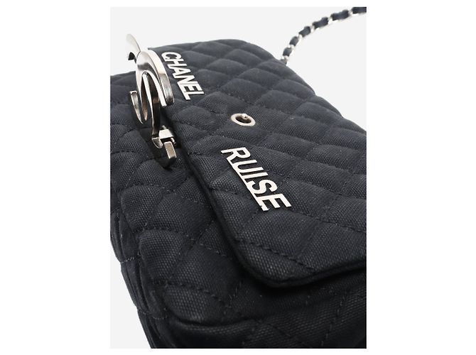 Chanel Borsa con patta Black 2008 cruise line Nero - vista 7