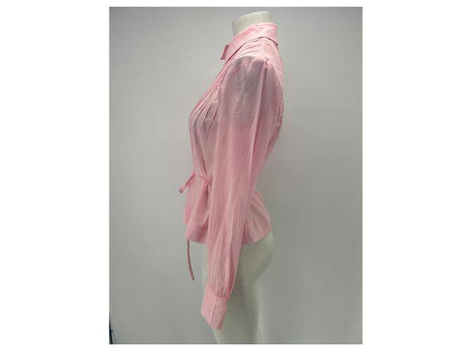 Autre Marque Blusa rosa de algodón Damson Madder - vista 3