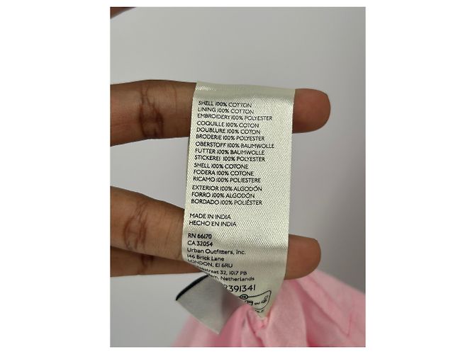Autre Marque Blusa rosa de algodón Damson Madder - vista 7