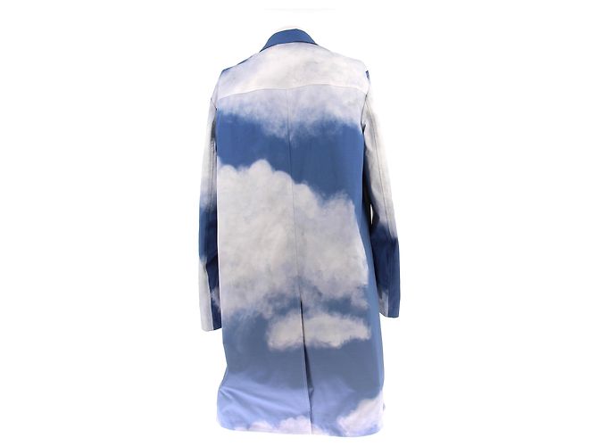 Louis Vuitton Cloud 90s Mantel Blau Polyester - Ansicht 2