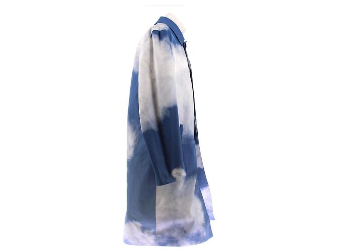 Louis Vuitton Cloud 90s Mantel Blau Polyester - Ansicht 3