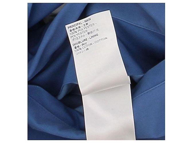 Louis Vuitton Cloud 90s Mantel Blau Polyester - Ansicht 6