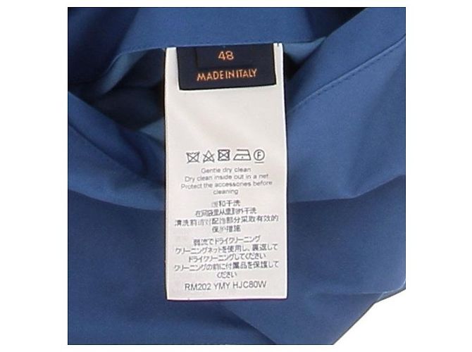 Louis Vuitton Cloud 90s Mantel Blau Polyester - Ansicht 7