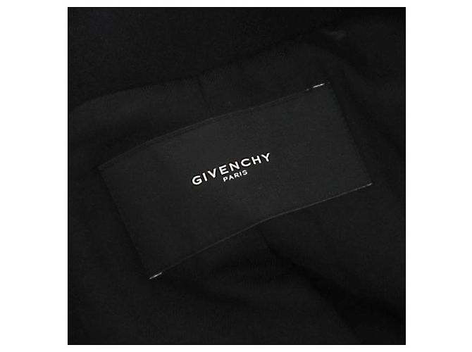 Givenchy Giacca in pelle nera e shearling Nero - vista 5