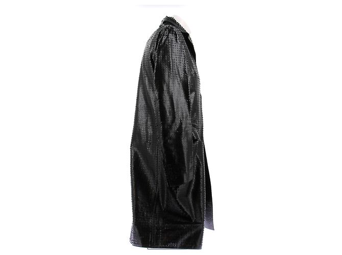 Givenchy Perforated leather coat Black - view 4