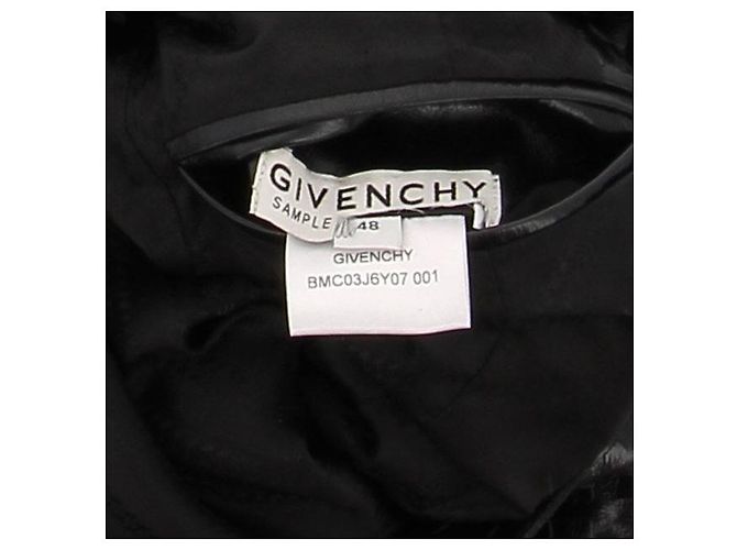 Givenchy Perforated leather coat Black - view 5