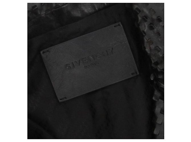 Givenchy Perforated leather coat Black - view 6