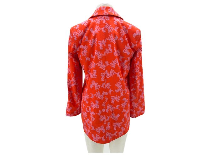 Autre Marque Chaqueta de algodón estampada rosa RHIZA PARIS Talla 36 - vista 2