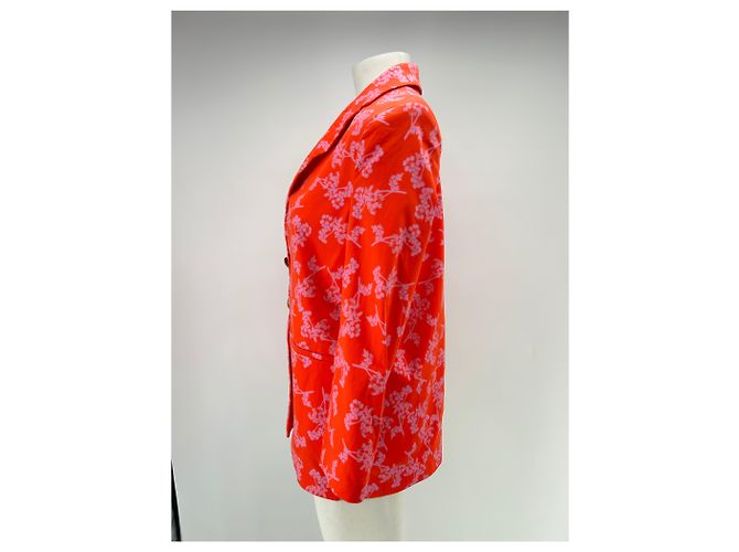 Autre Marque Chaqueta de algodón estampada rosa RHIZA PARIS Talla 36 - vista 3