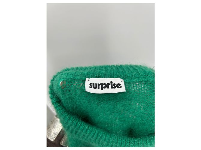 Autre Marque Jersey SURPRISE de lana verde - vista 5