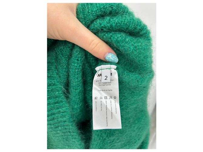 Autre Marque Jersey SURPRISE de lana verde - vista 6