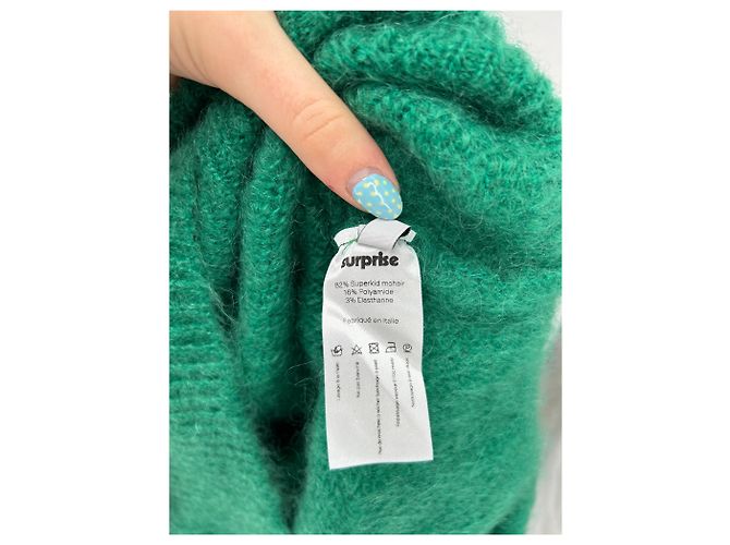 Autre Marque Jersey SURPRISE de lana verde - vista 7