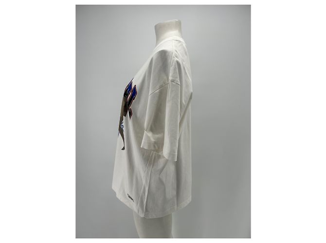 Autre Marque Camiseta blanca de algodón Dhruv Kapoor Blanco - vista 3