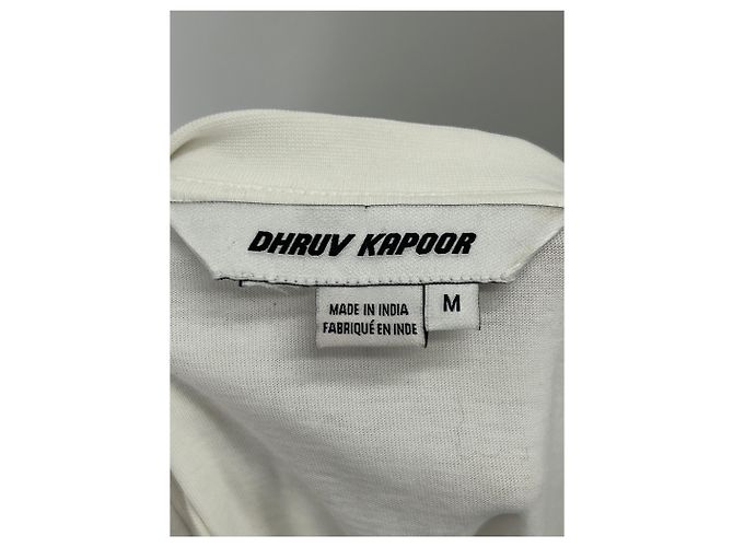 Autre Marque Camiseta blanca de algodón Dhruv Kapoor Blanco - vista 5