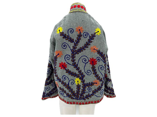 Autre Marque Chaqueta reversible bordada Multicolor - vista 2