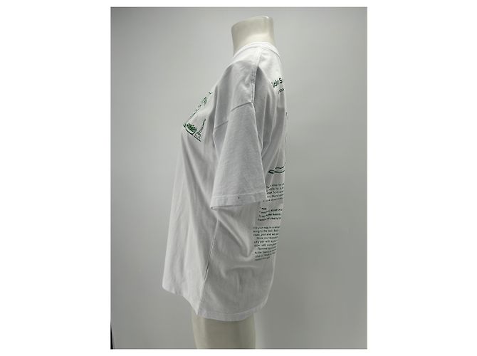 Autre Marque Camiseta blanca con estampado de gato Blanco - vista 3