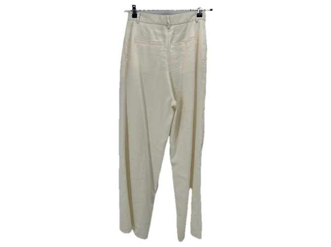 Hugo Boss Leinenhose weiß - Ansicht 2