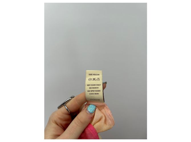 Autre Marque Vestido de viscosa estampado Rosa - vista 5