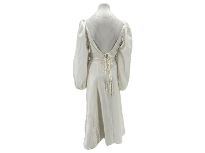 Vestido de algodão branco Cult Gaia - vista 2