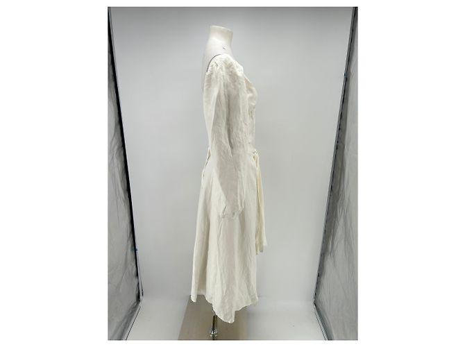 Vestido de algodão branco Cult Gaia - vista 4