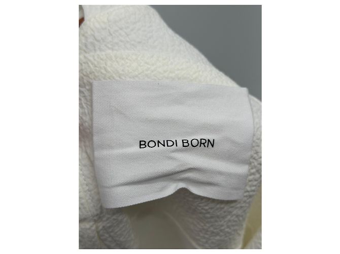 Autre Marque Vestido de algodón blanco BONDI BORN - vista 5